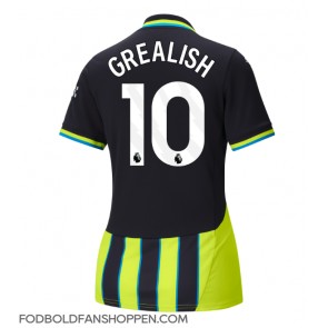 Manchester City Jack Grealish #10 Udebanetrøje Dame 2024-25 Kortærmet